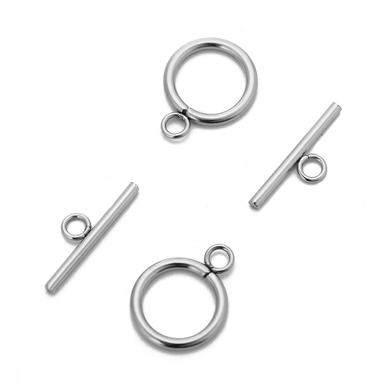 5/10sets/pack Stainless Steel  - Toggle Clasp Gold recension och pris
