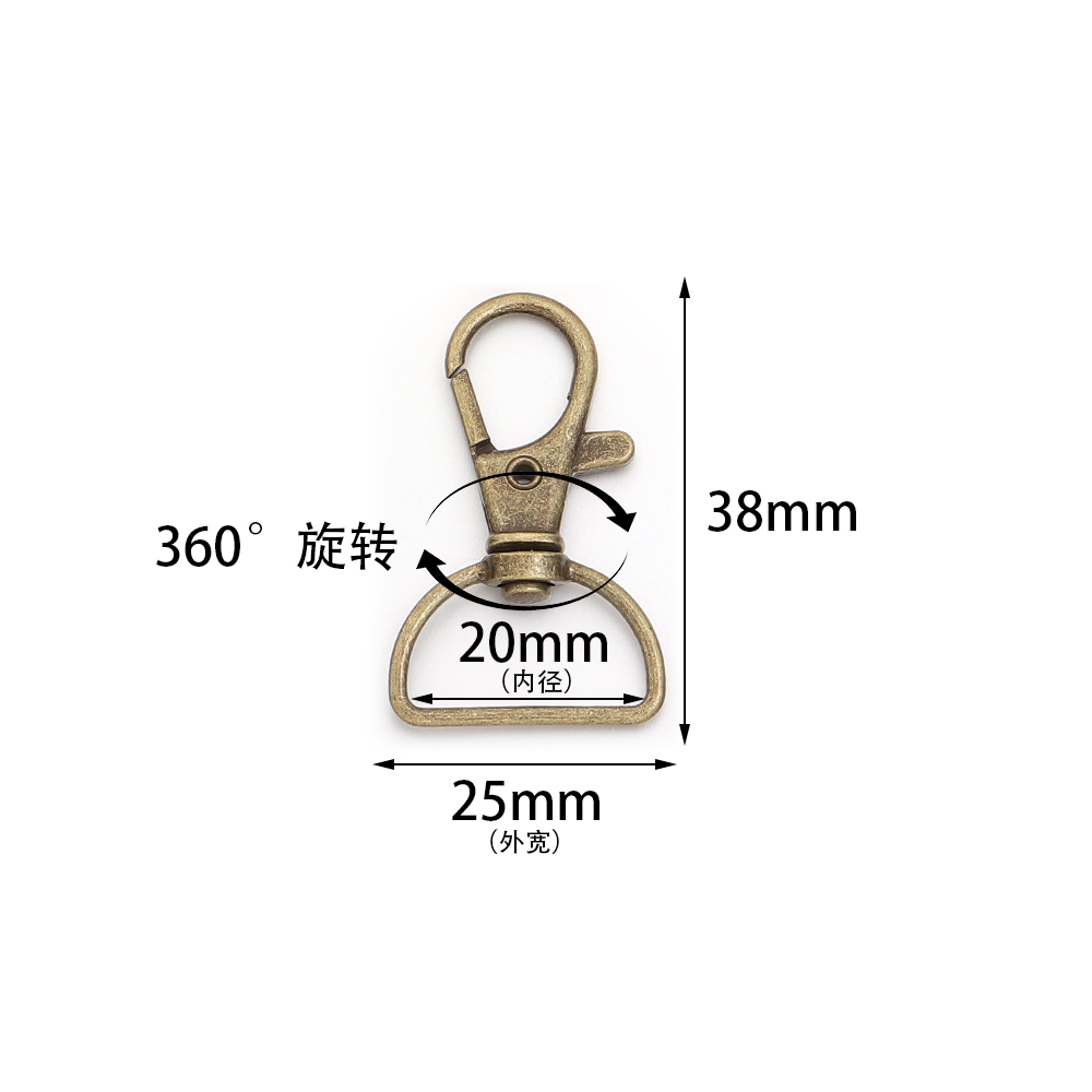 10pcs/lot Metal Swivel Clasps  - Jewelry Making Hoops recension och pris