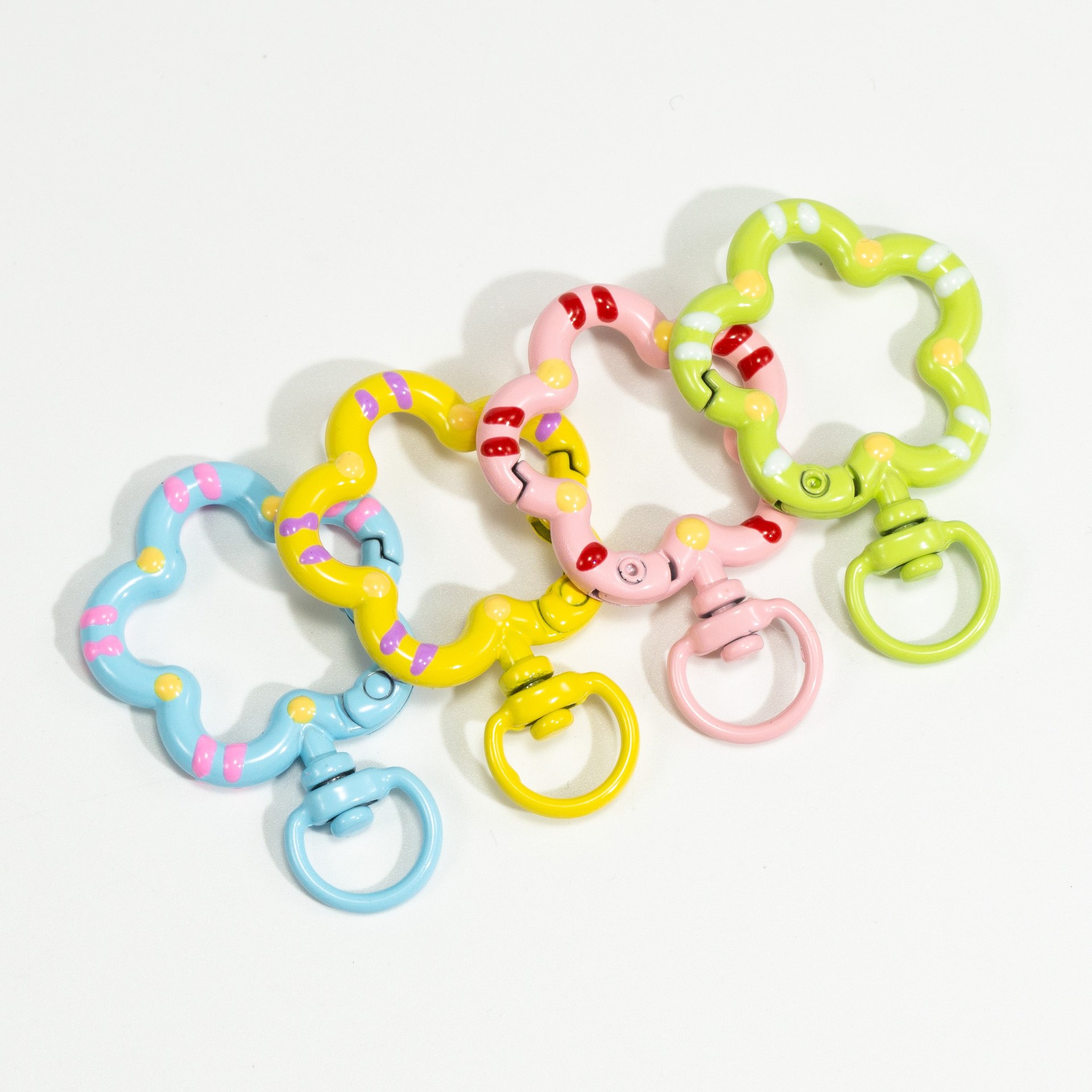 5pcs Flower Metal Lobster Claw - Jewelry Making Hoops recension och pris