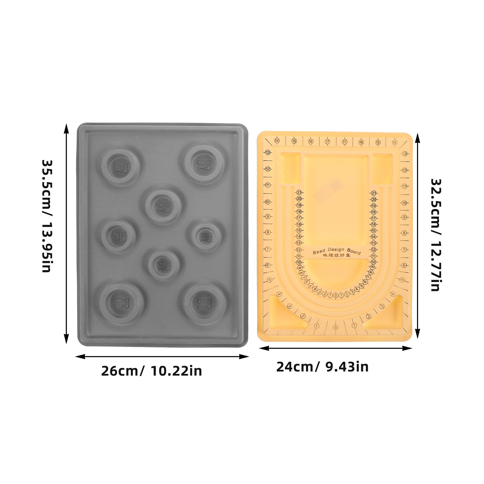 2Pcs Bead Jewelry Making Board - Jewelry Making Organizer recension och pris