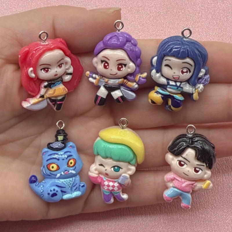 10pcs resin cartoon pendant, D - Jewelry Making Accessories recension och pris