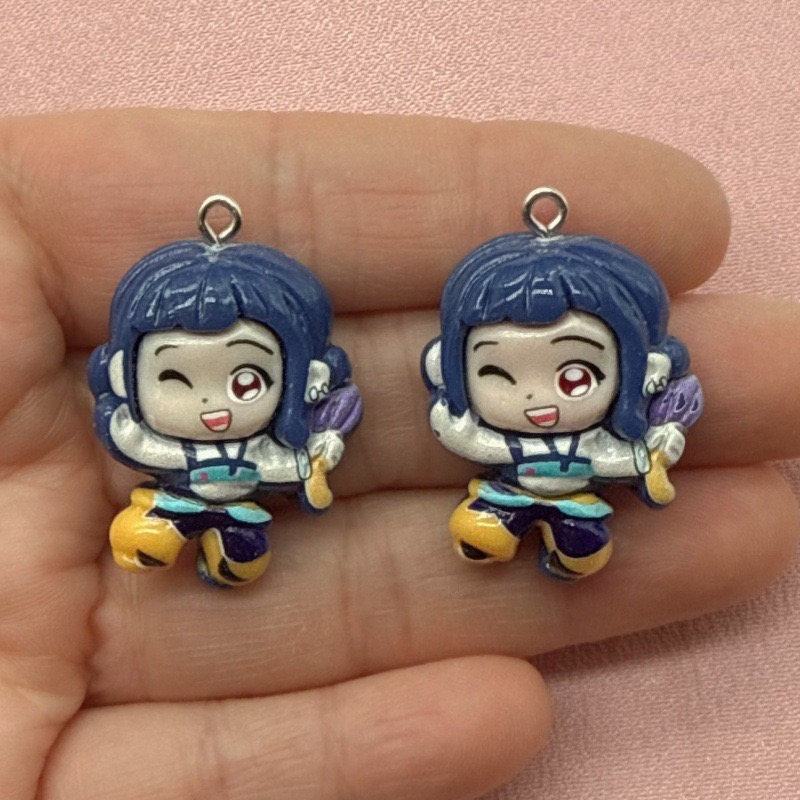 10pcs resin cartoon pendant, D - Jewelry Making Accessories recension och pris