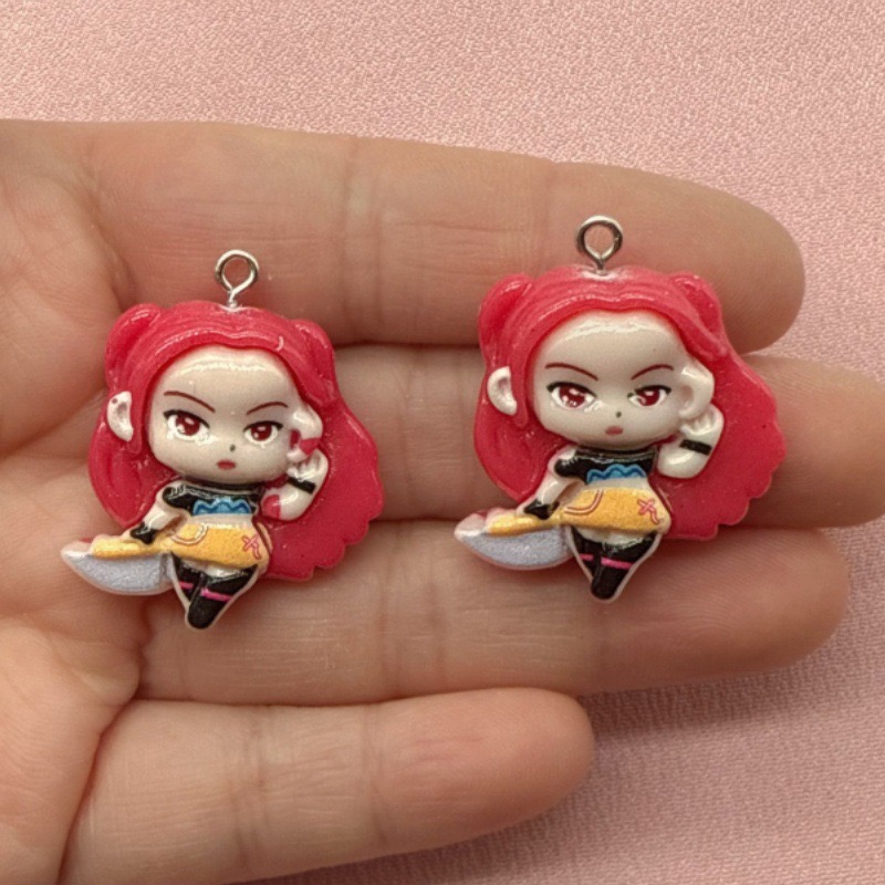 10pcs resin cartoon pendant, D - Jewelry Making Accessories recension och pris
