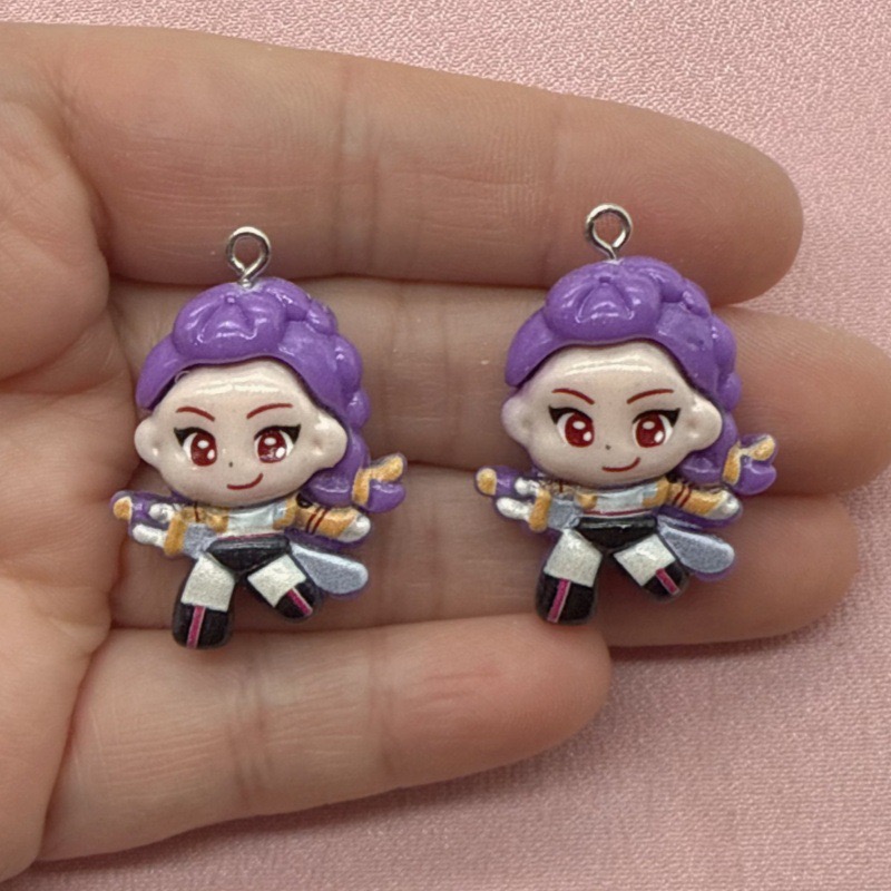 10pcs resin cartoon pendant, D - Jewelry Making Accessories recension och pris