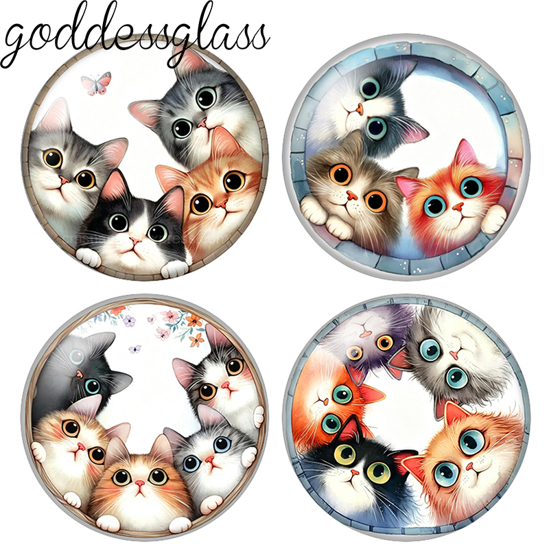 Cats forming a circle around t - Jewelry Making The Well recension och pris