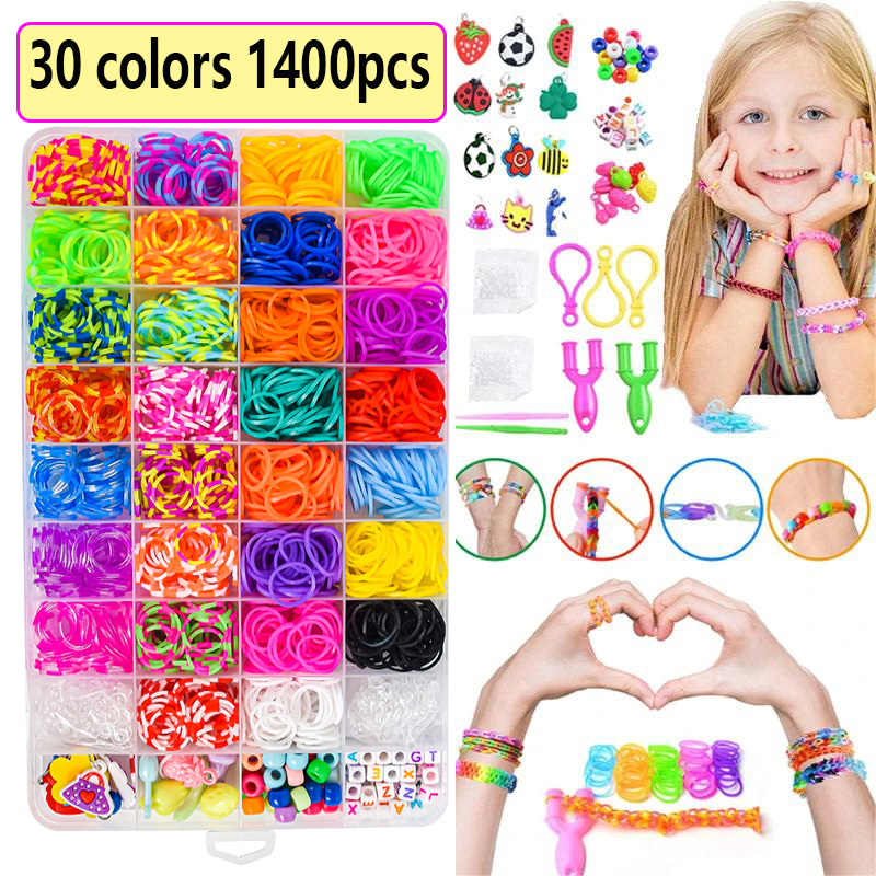 Rubber Bands Loom DIY Handmade - Jewelry Making Kits For Girls recension och pris