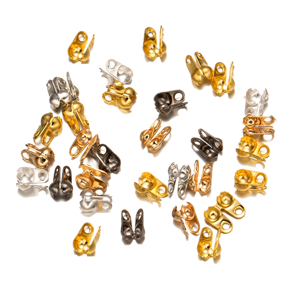 200pcs Metal Crimp End Tips Kn - Jewelry Making Knots For Clasps recension och pris
