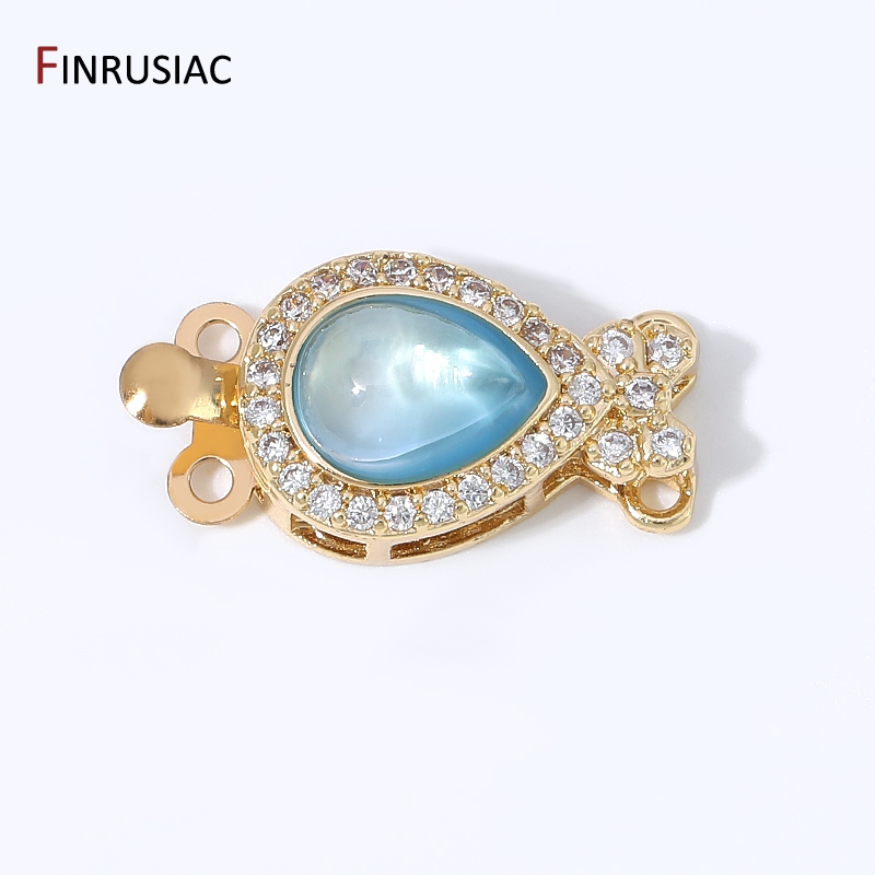 18K Gold Plated Brass Pear Opa - Jewelry Making Organizer recension och pris