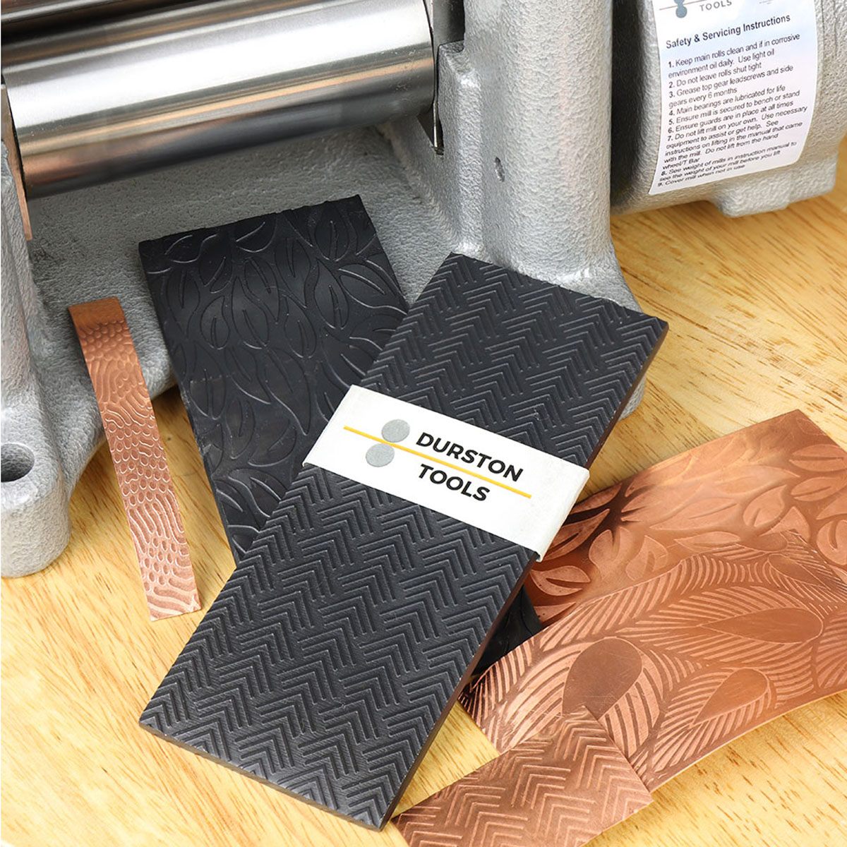 Durston Multi Pattern Plate De - Xtool Jewelry Making recension och pris