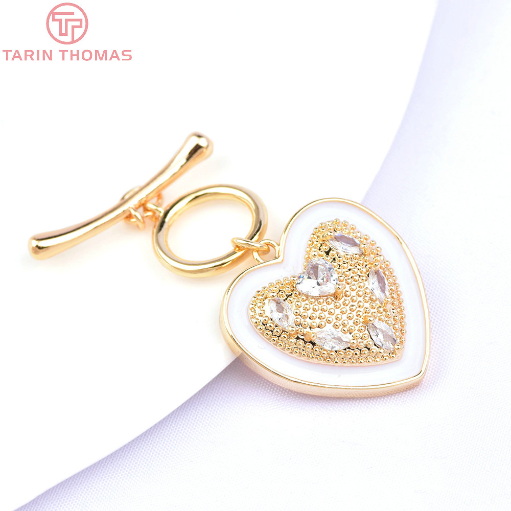 (6395) 2 Sets 24K Gold Color P - Toggle Clasp Gold recension och pris
