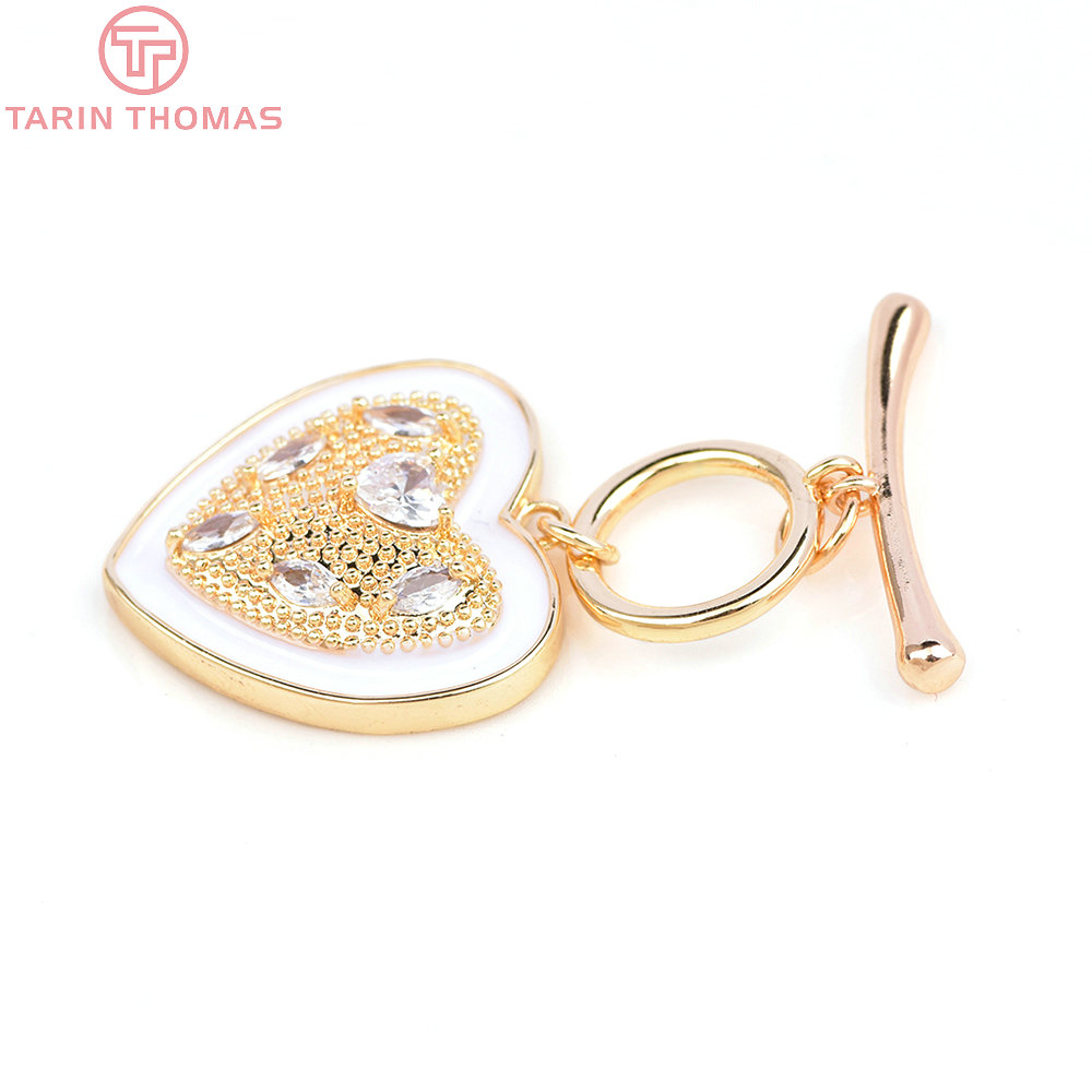 (6395) 2 Sets 24K Gold Color P - Toggle Clasp Gold recension och pris