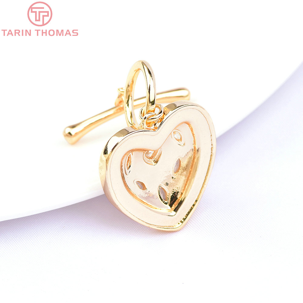 (6395) 2 Sets 24K Gold Color P - Toggle Clasp Gold recension och pris