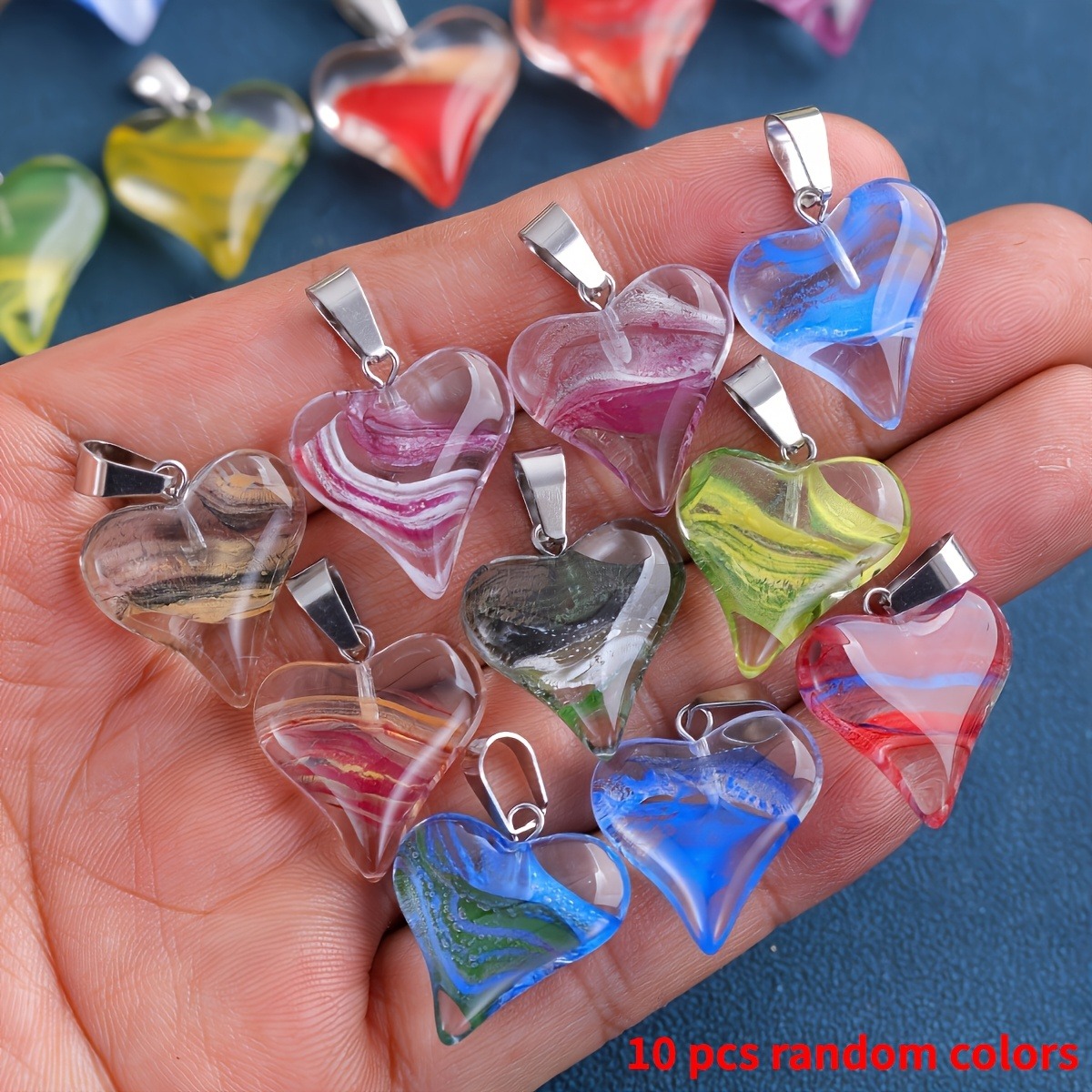 10pcs-shaped glass crystal pen - Jewelry Making The Well recension och pris