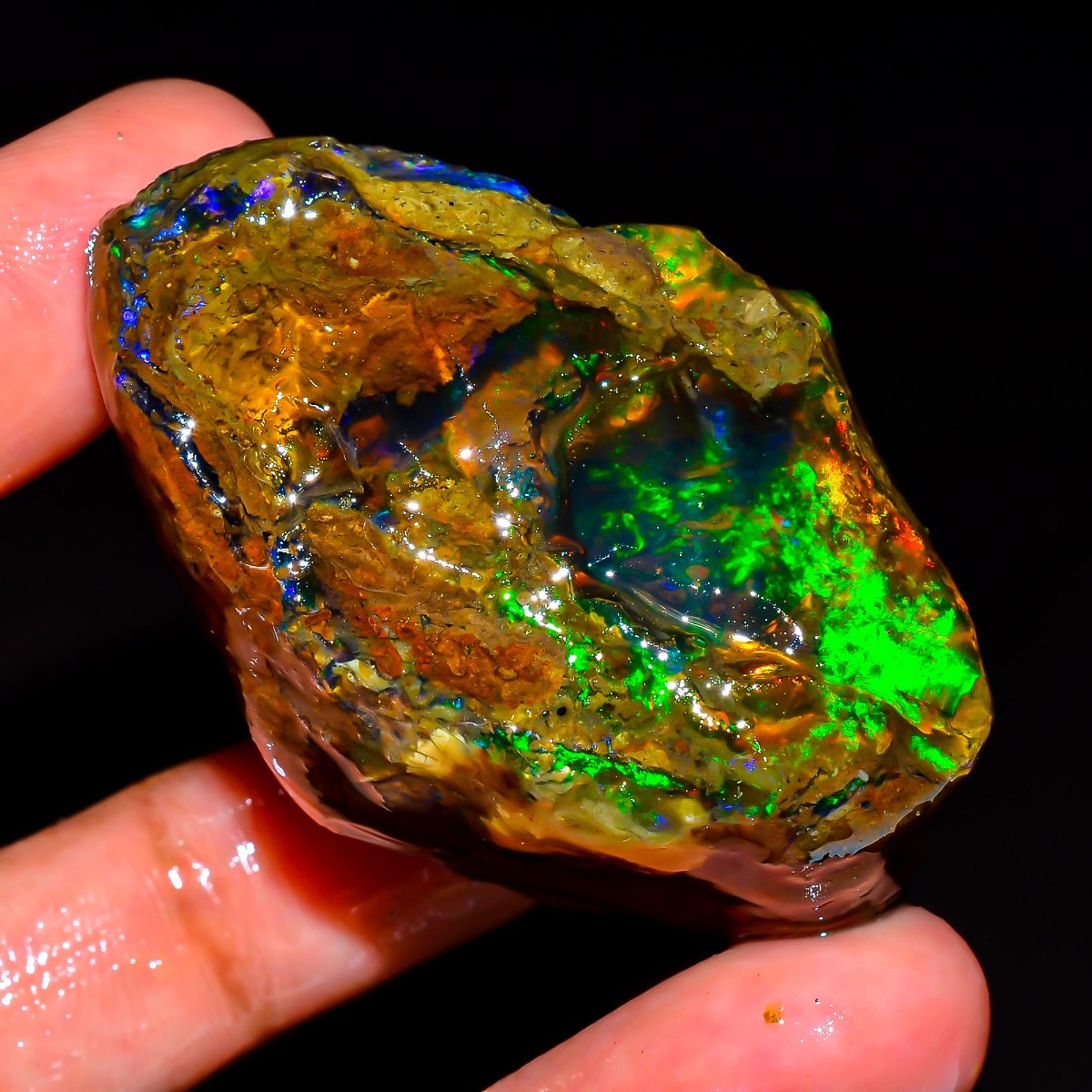 AAA+ Ethiopian Welo Opal 25-80 - Jewelry Making Raw Materials recension och pris