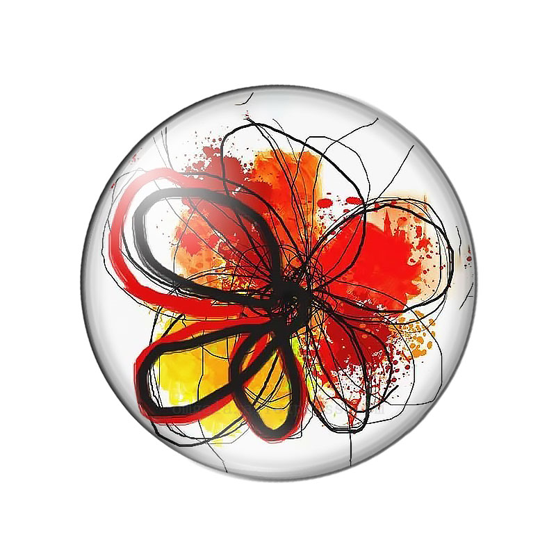 Mix Color Art Drawing Flowers  - Jewelry Making Drawing recension och pris