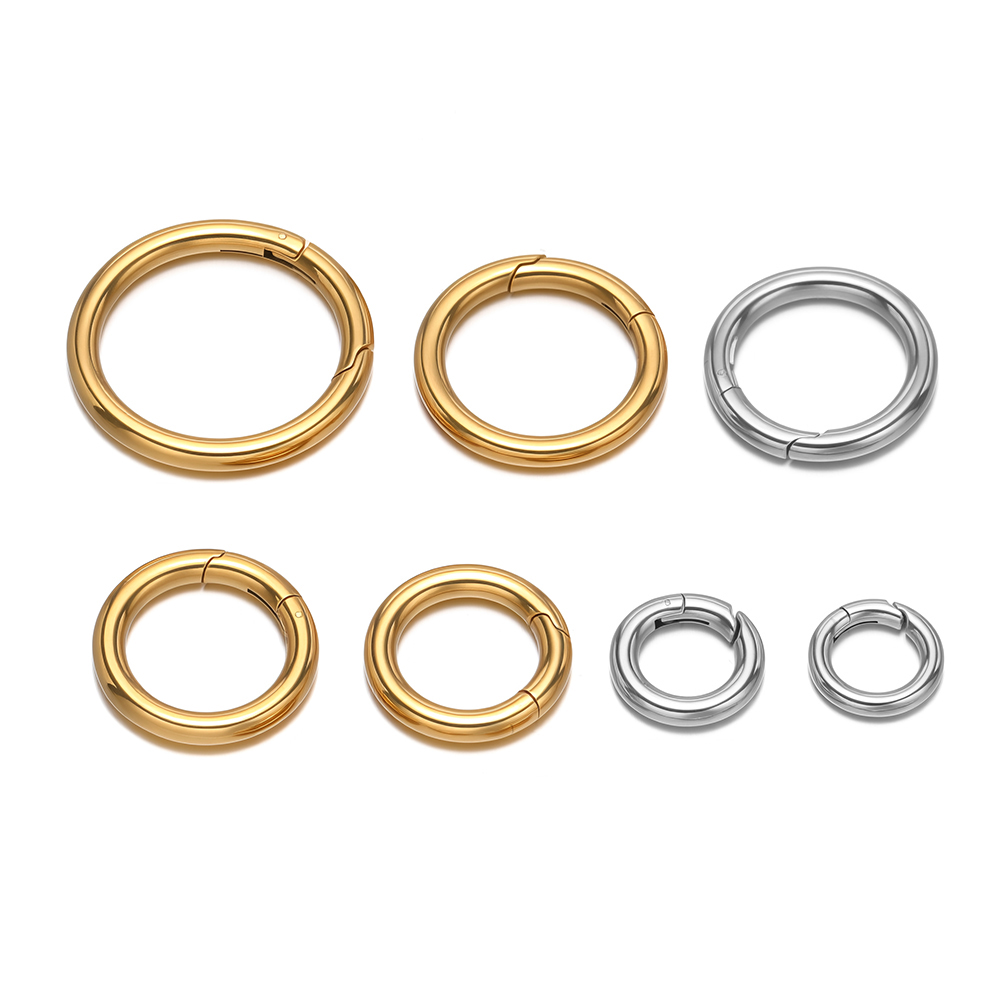 2Pcs/Lot Round Spring Clasps S - Jewelry Making Accessories recension och pris