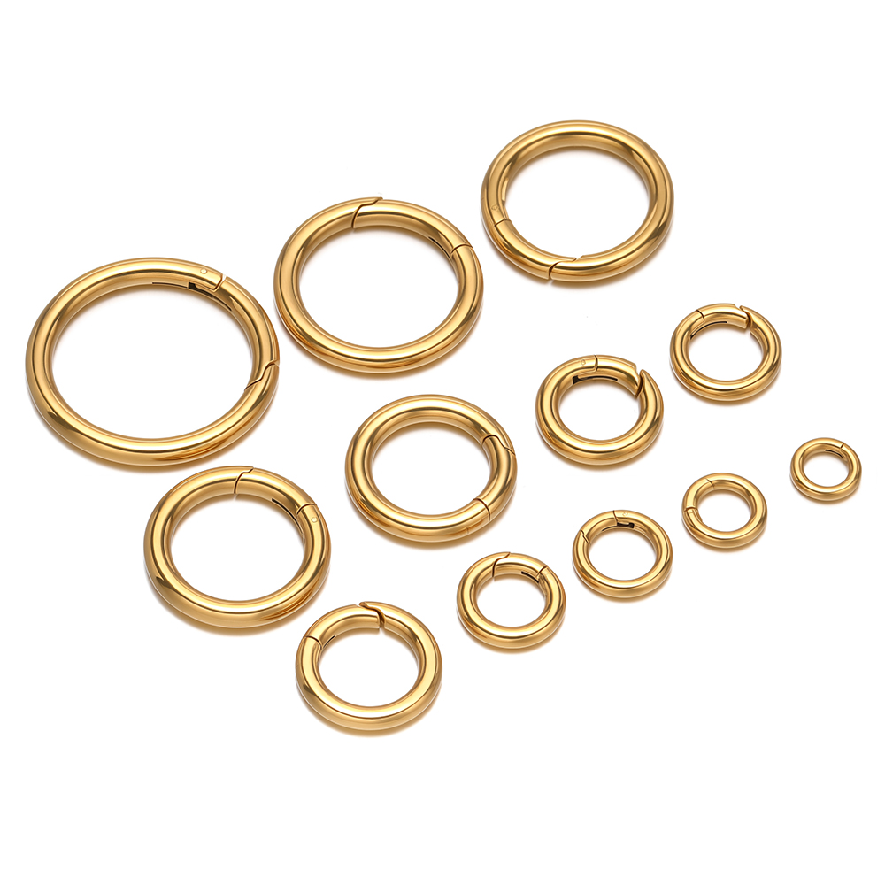 2Pcs/Lot Round Spring Clasps S - Jewelry Making Accessories recension och pris
