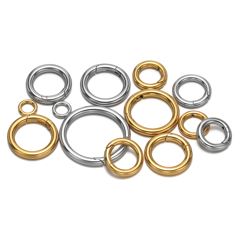 2Pcs/Lot Round Spring Clasps S - Jewelry Making Accessories recension och pris