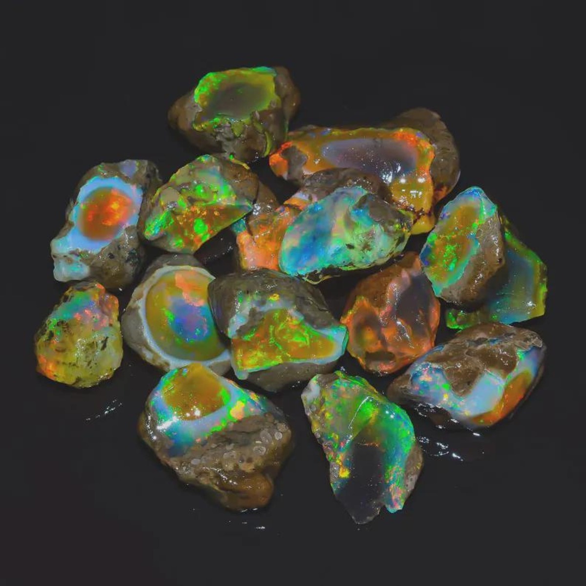 25-80CT Genuine Ethiopian Welo - Jewelry Making Raw Materials recension och pris