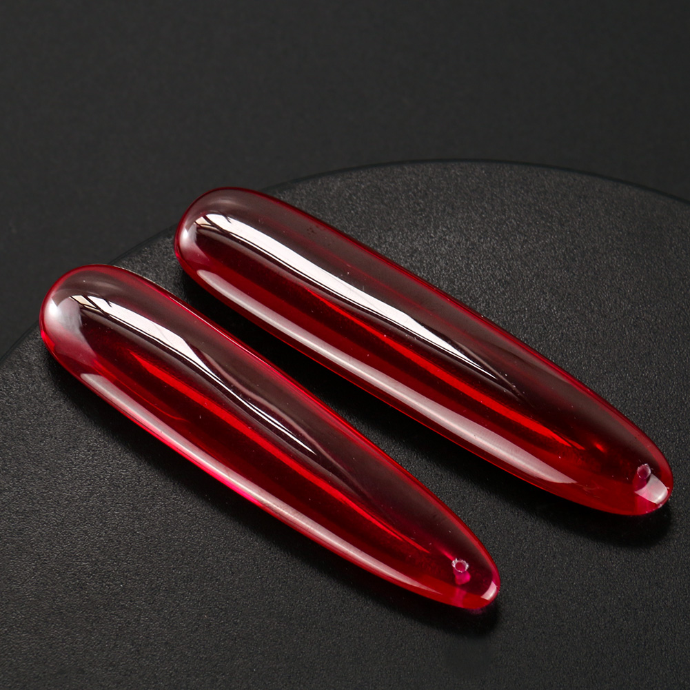 1PC Synthetic Red Corundum Rub - Jewelry Making Raw Materials recension och pris