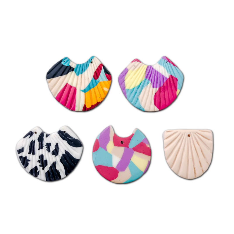 5PCS/lot Retro Color Double Ho - Jewelry Making In Clay recension och pris