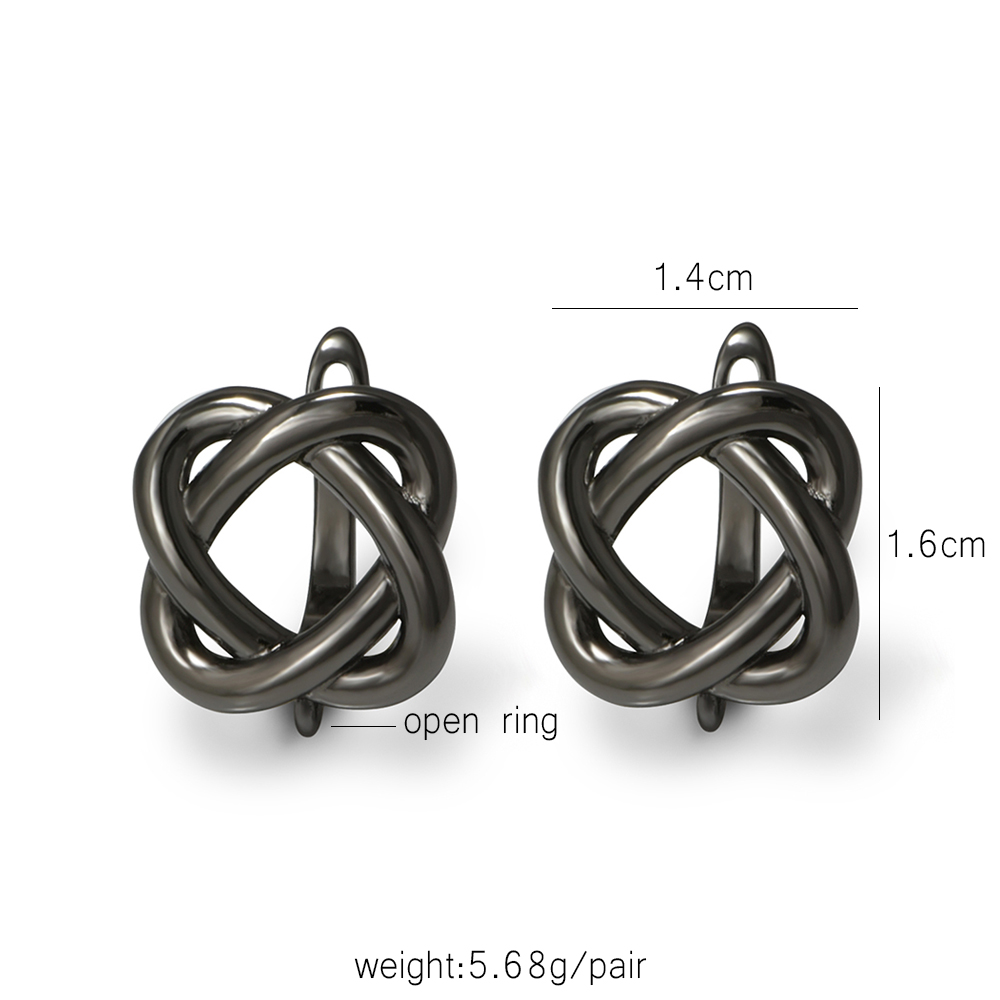 YANASI 1 Pair Gun Black  Brass - Jewelry Making Hardware recension och pris