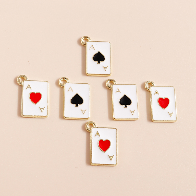 10pcs Poker Game Ace Broadway  - Jewelry Making Game recension och pris