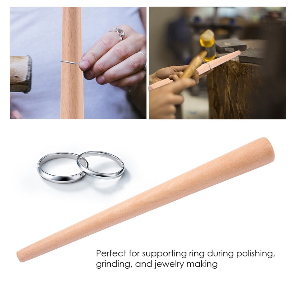 Practical Wood Color Wood Ring - Xtool Jewelry Making recension och pris