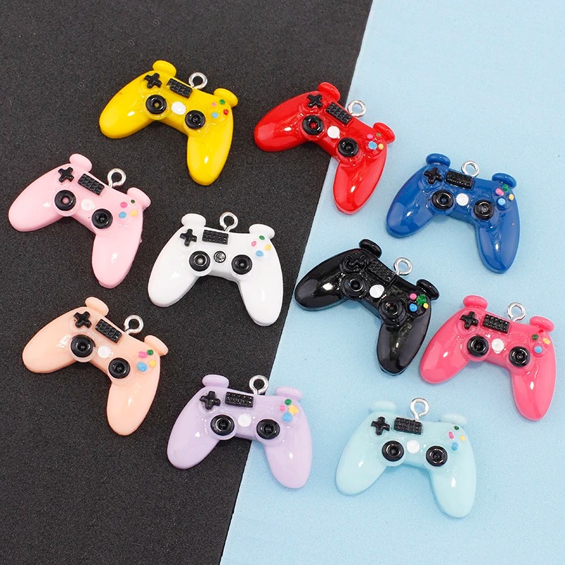 10Pcs 23mm 3D Game Controller  - Jewelry Making Game recension och pris