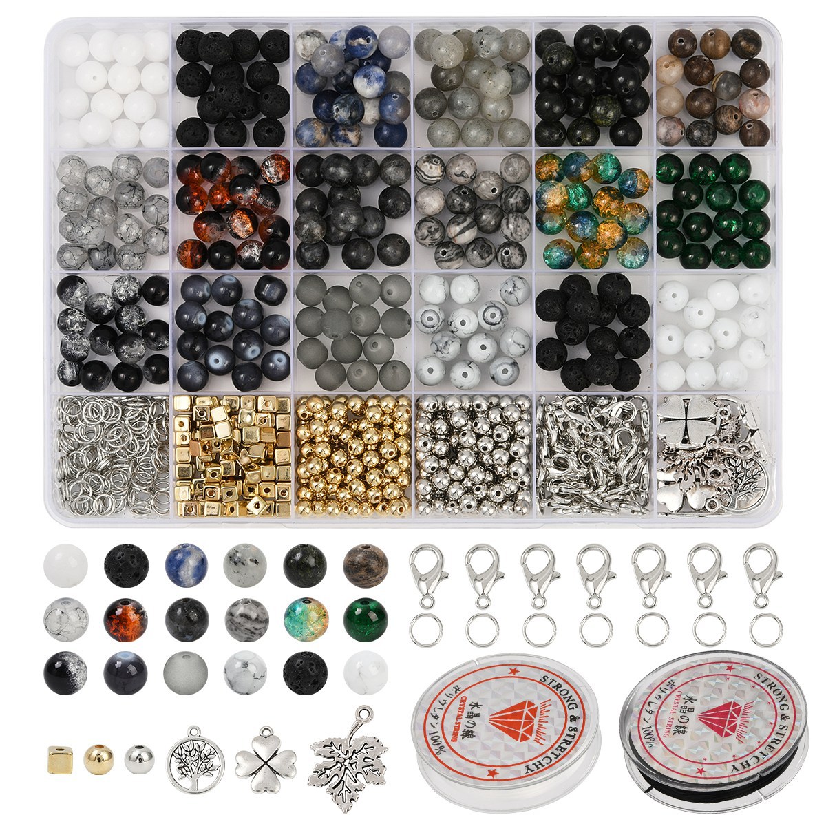 Natural Stones Gemstones Jewel - Jewelry Making Kits For Girls recension och pris