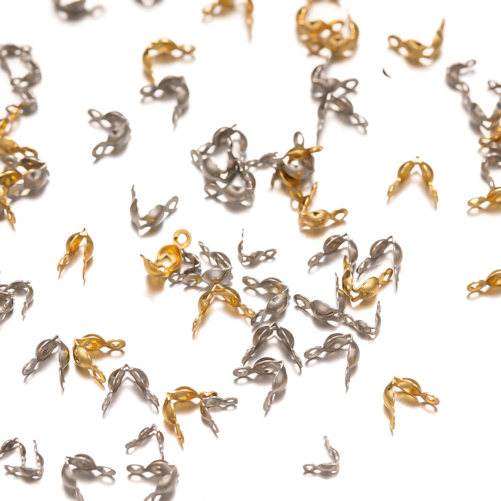 100pcs Stainless Steel Crimp B - Jewelry Making Knots For Clasps recension och pris