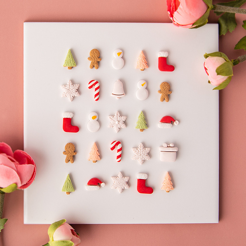 SNASAN 10pieces Tiny Christmas - Jewelry Making In Clay recension och pris