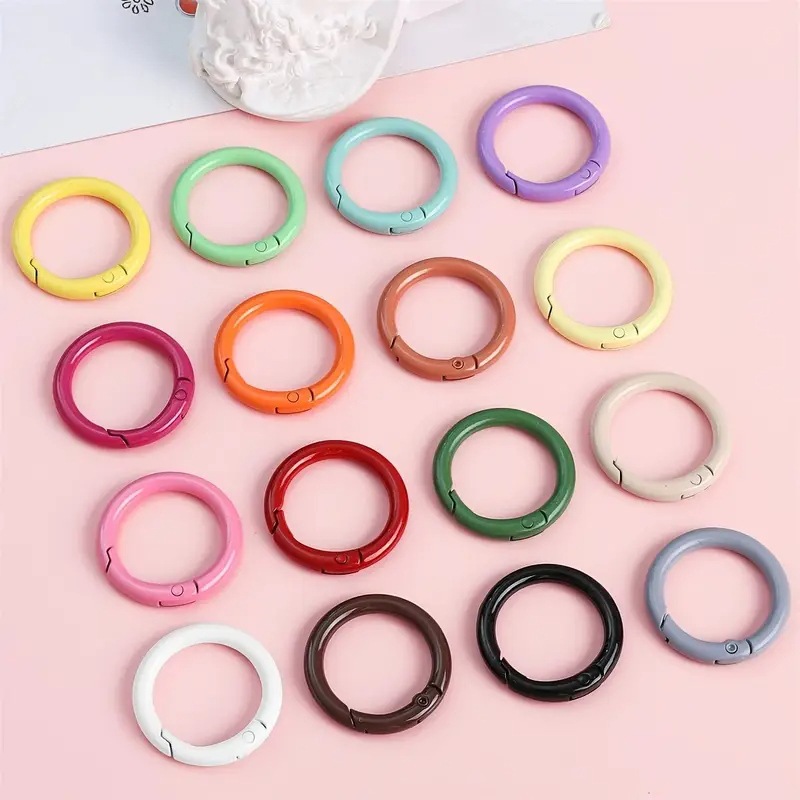 10PCS 23.5mm Metal Spring O Ri - Jewelry Making Loops recension och pris