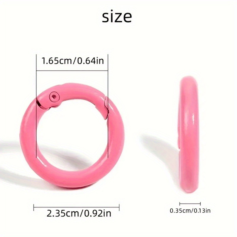 10PCS 23.5mm Metal Spring O Ri - Jewelry Making Loops recension och pris