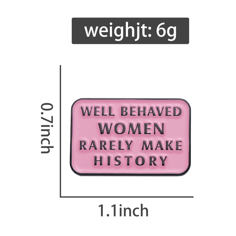 Feminist Enamel Pins Well Beha - Jewelry Making The Well recension och pris