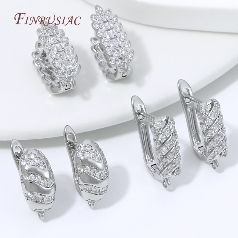 18K Gold Plated Cubic Zirconia - Jewelry Making Loops recension och pris