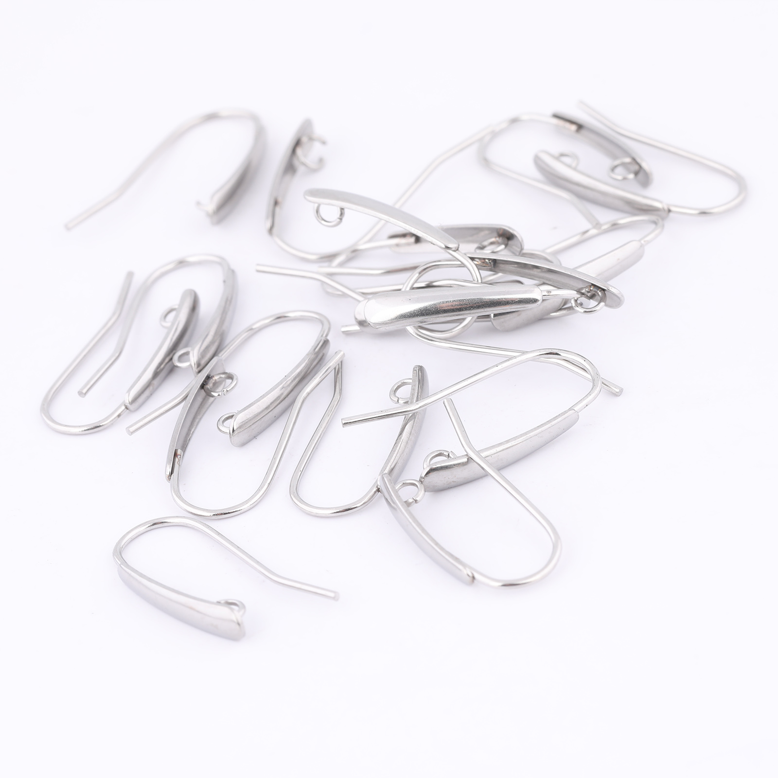 40pcs Stainless Steel Earring  - Jewelry Making Loops recension och pris