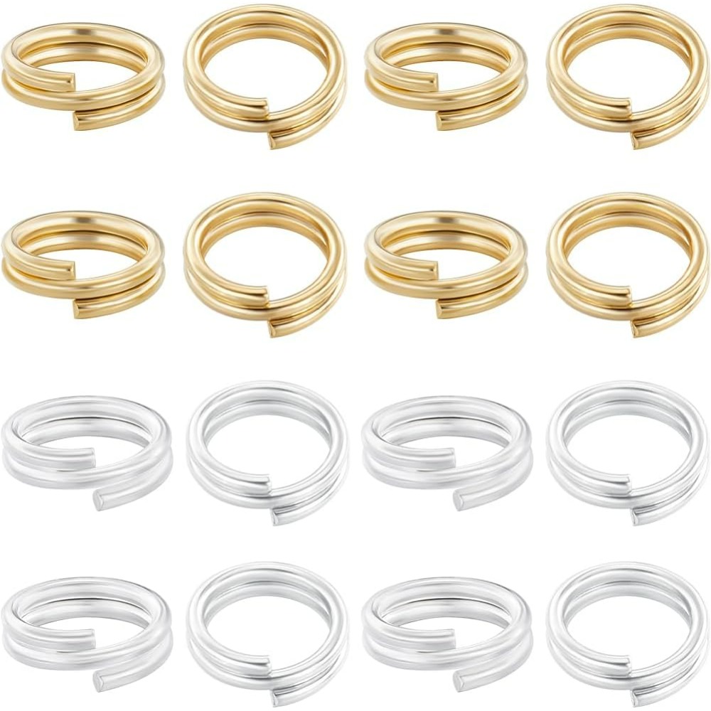 1 Box 80Pcs Split Jump Ring 24 - Jewelry Making Loops recension och pris