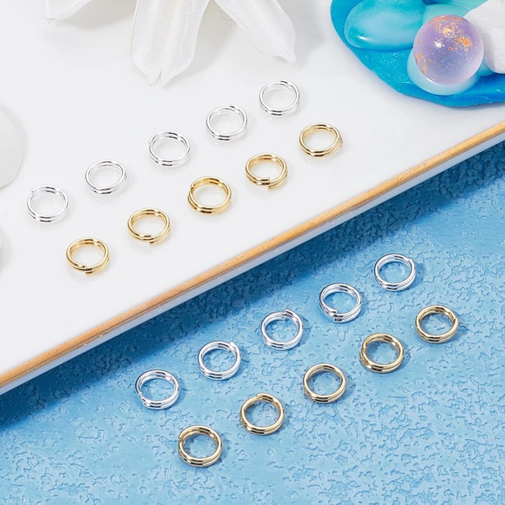 1 Box 80Pcs Split Jump Ring 24 - Jewelry Making Loops recension och pris