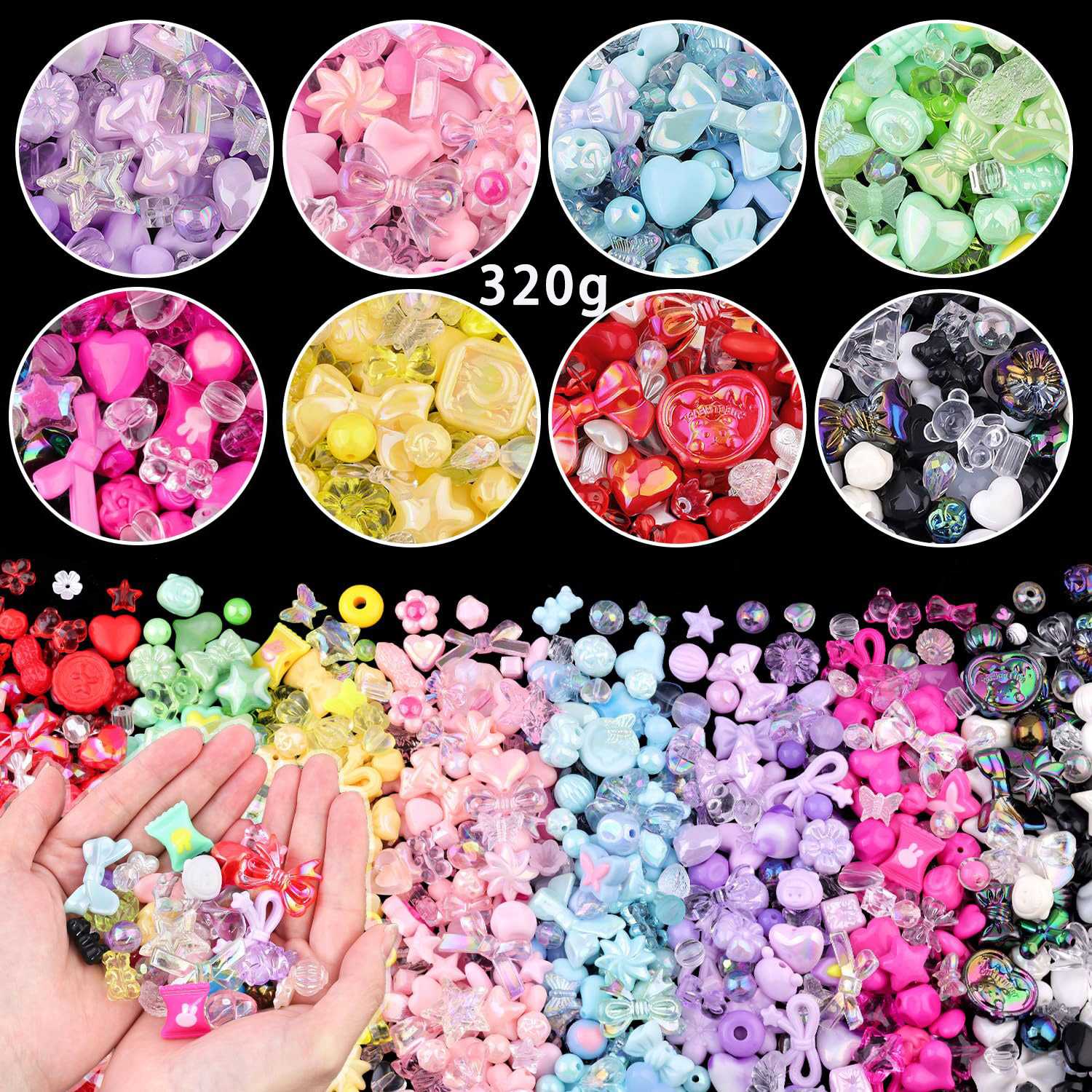 1bag Mixing Style Candy Color  - Jewelry Making Game recension och pris