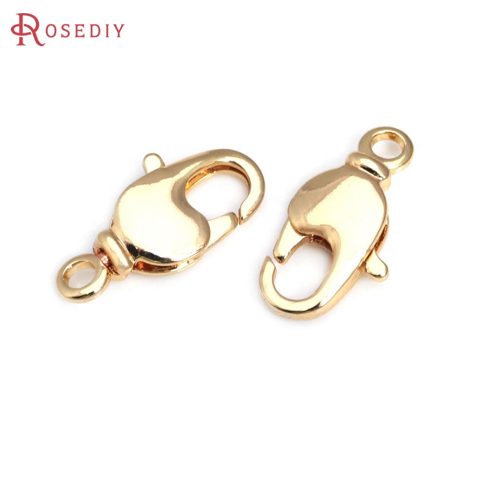 18K Gold Color Brass Rotatable - Jewelry Making Metal Supplies recension och pris
