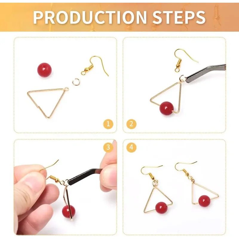100/500pcs DIY Earring Finding - Jewelry Making Metal Supplies recension och pris