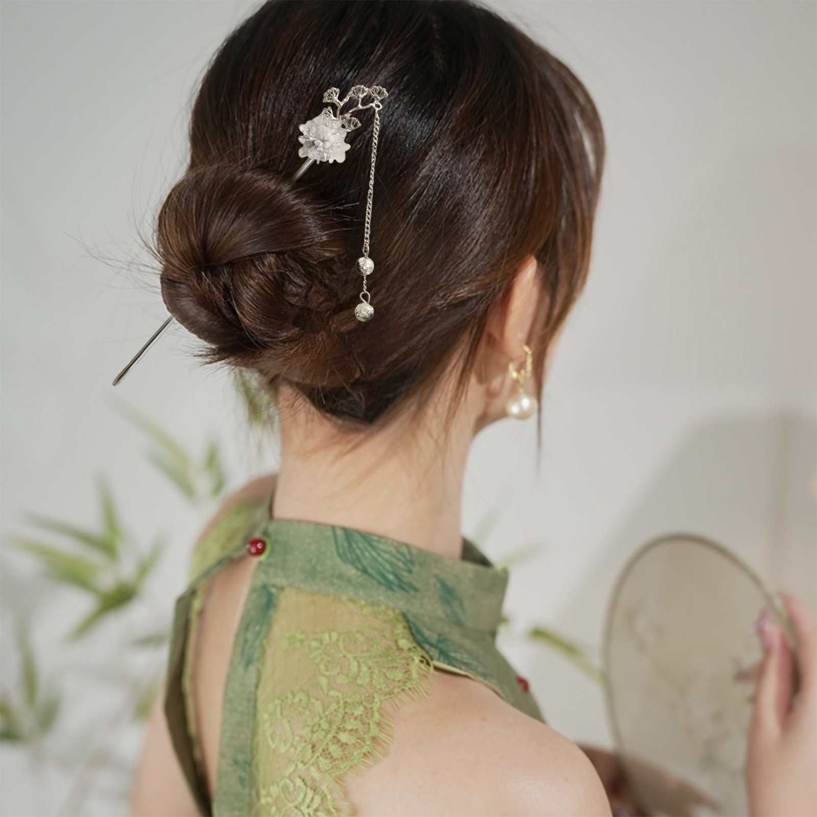 Elegant Flower Hair Sticks For - Jewelry Making Accessories recension och pris