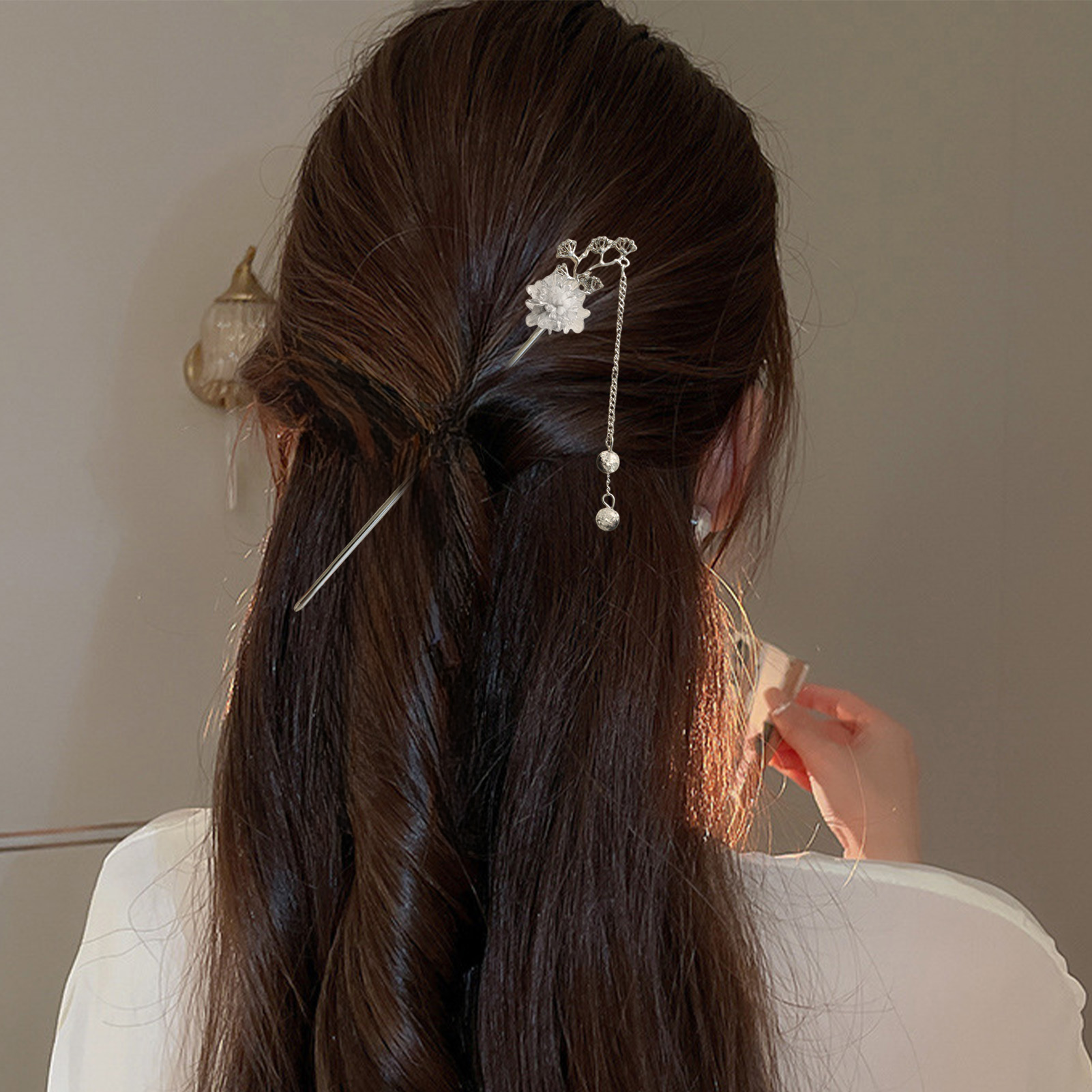 Elegant Flower Hair Sticks For - Jewelry Making Accessories recension och pris