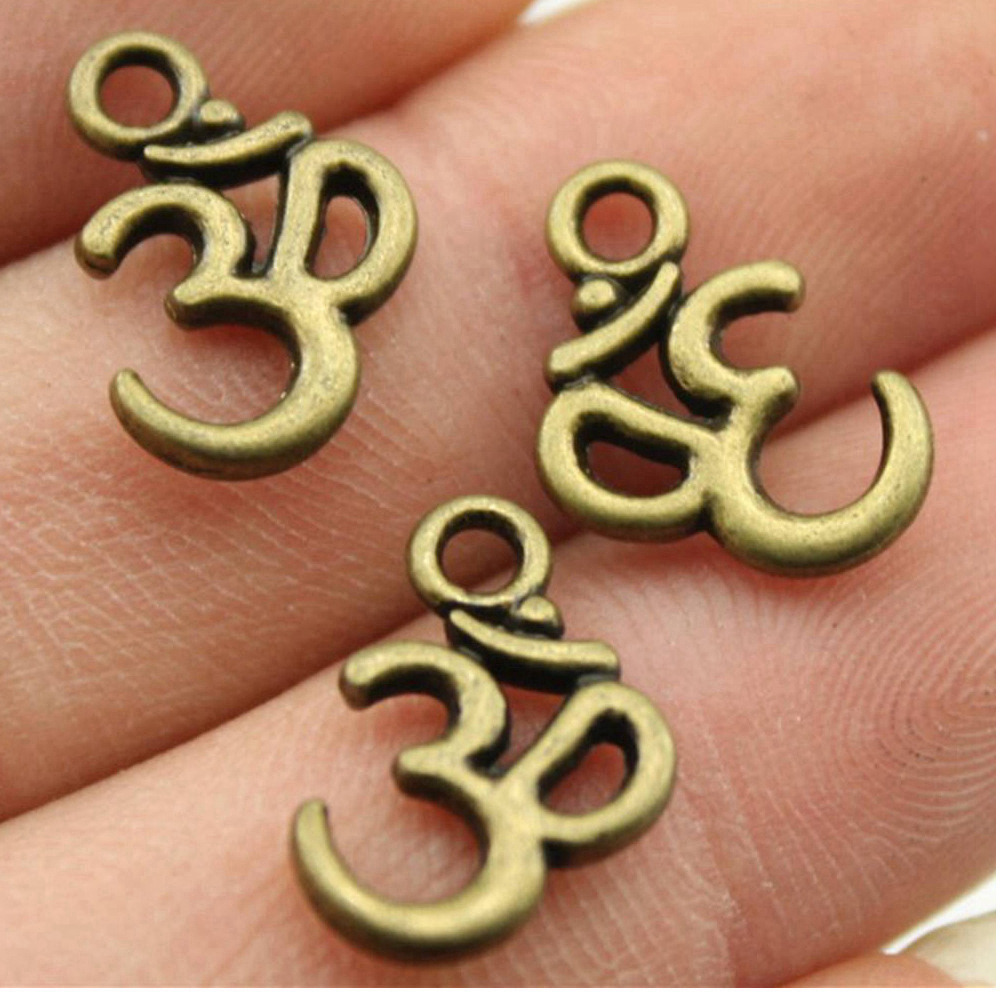 Om Yoga Meditation Symbol Char - Jewelry Making The Well recension och pris