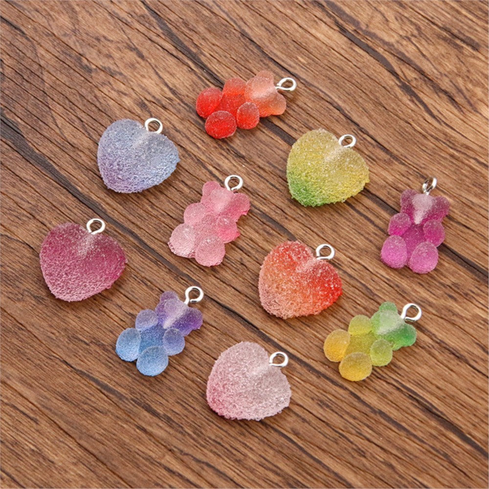 20Pcs Gradient Color Candy Res - Jewelry Making In Clay recension och pris