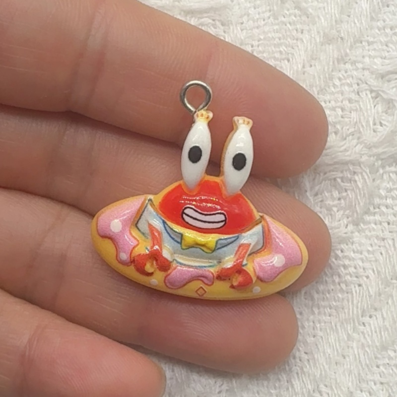 10pcs cartoon resin pendant, D - Jewelry Making Accessories recension och pris