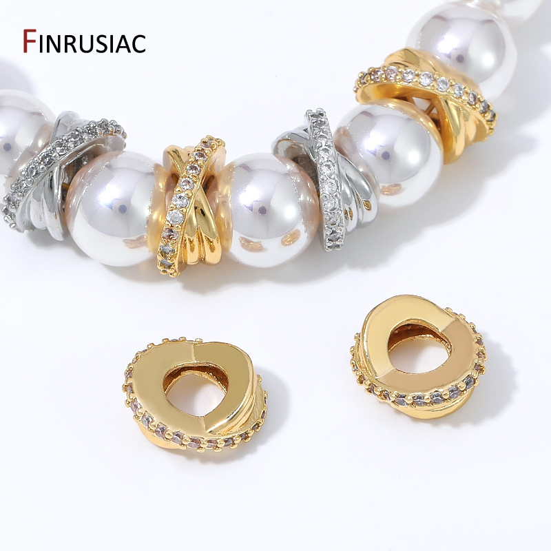 18K Gold Plated Brass Zircon T - Jewelry Making Loops recension och pris