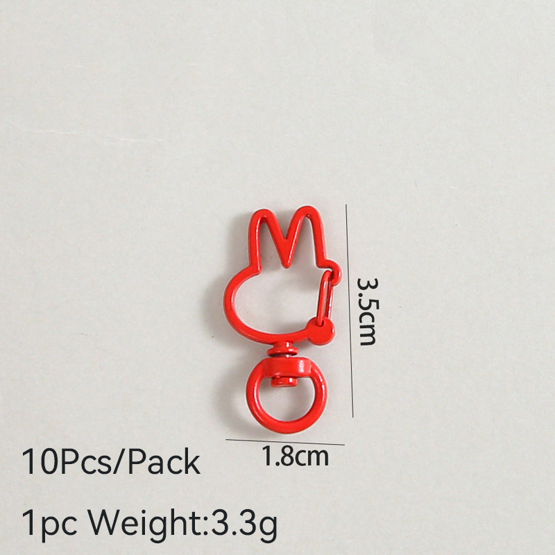 Unique 10Pcs/Pack Rabbit Buckl - Jewelry Making Hoops recension och pris