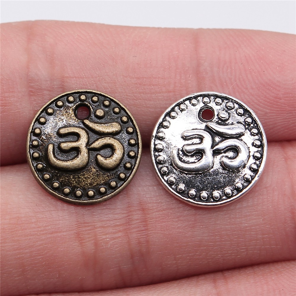 Om Yoga Meditation Symbol Char - Jewelry Making The Well recension och pris